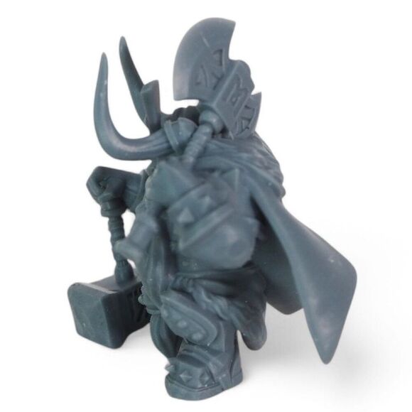 Luther the Dwarven King Mini Miniature 3D Resin Print  DnD Figure Unpainted - Picture 2 of 5